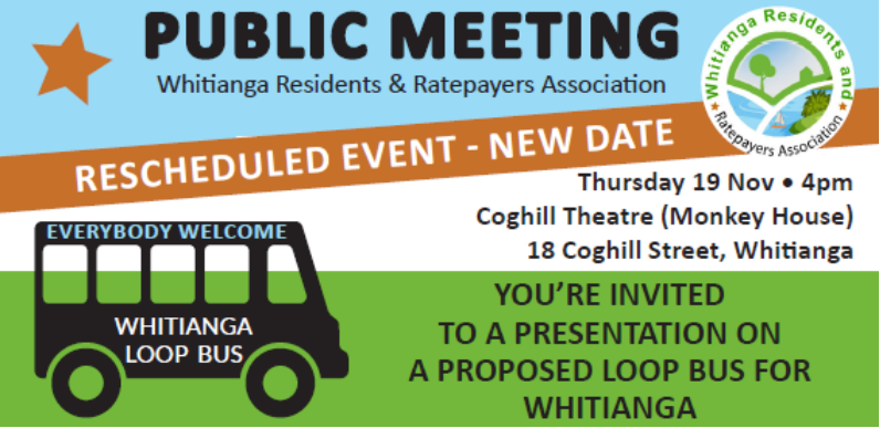 Whitianga Loop Bus Proposal Meeting