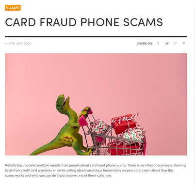 Card Fraud Phone Scams